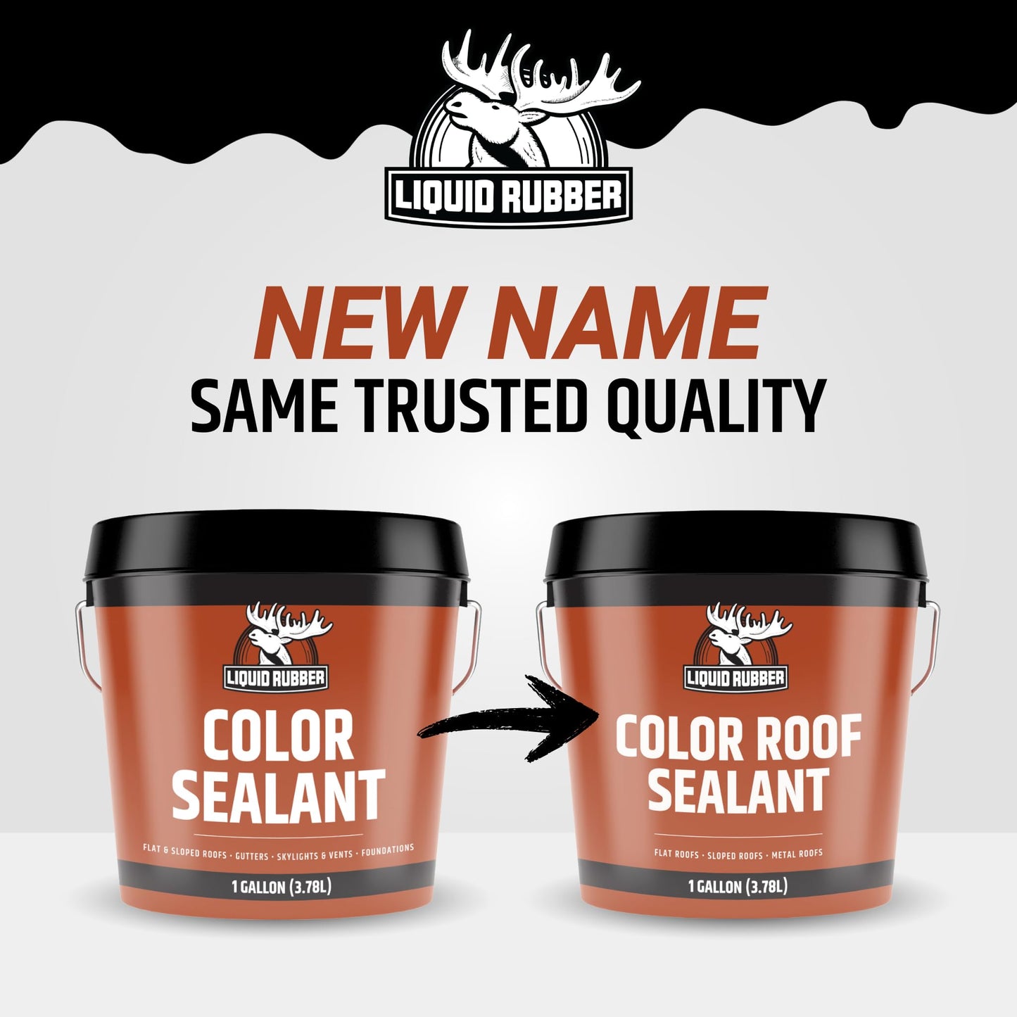 Liquid Rubber Color Roof Sealant- Elastomeric Waterproof Coating for Flat, Low-Slope & Metal Roofs, Flexible UV-Stable Membrane, Beige, 5 Gallon