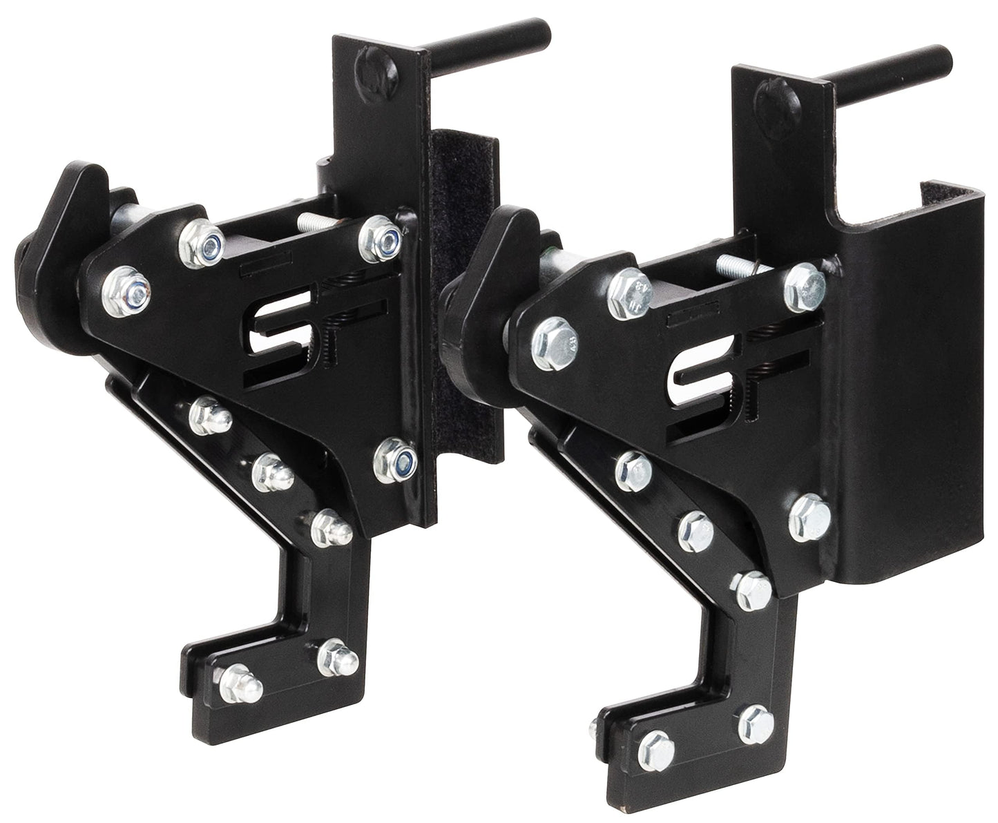 Fitvids Power Rack Barbell J-Hooks Attachments -Heavy Duty Barbell Holders Compatible with 3x3 Power Racks for Home Gym – Sports Training – Monolift Attachments – Black
