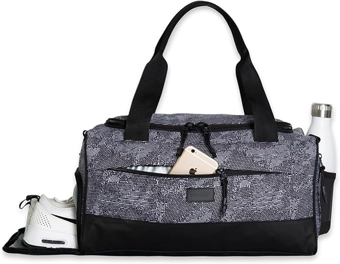 Vooray 22L Boost Duffle Bag – Small Gym Bag for Men and Women, Lightweight Travel Duffel with Shoe Compartment, Durable Sports Tote for Fitness, Training, Overnight Use, and Weekend Trips