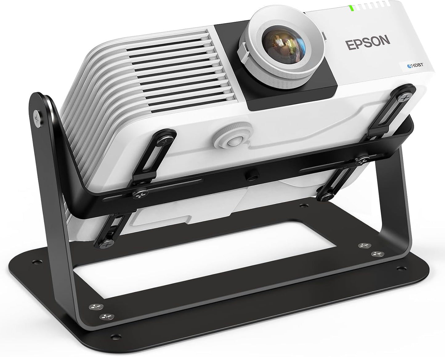 DAWASAPAT Desktop Foldable Stand, Universal Projector Ceiling Mount with Adjustable Plate Arms, Wall Mount with Cable