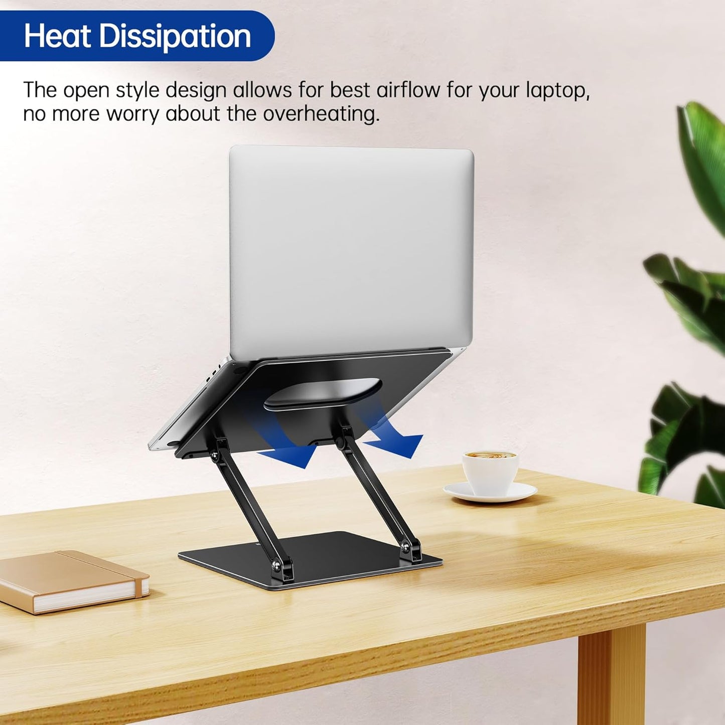 BESIGN LS10 10-14" Laptop Stand, Ergonomic Adjustable Notebook Tablet Stand, Computer Holder Compatible with Air, Pro