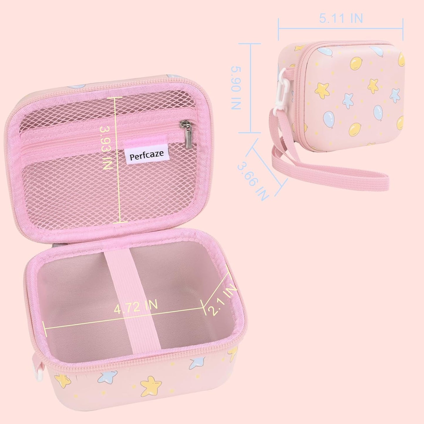 Kids Instant Print Camera Case Compatible with Dylanto/Gofunly/DUDUDRAGON/ESOXOFFORE Kids Camera, Prints Paper Water