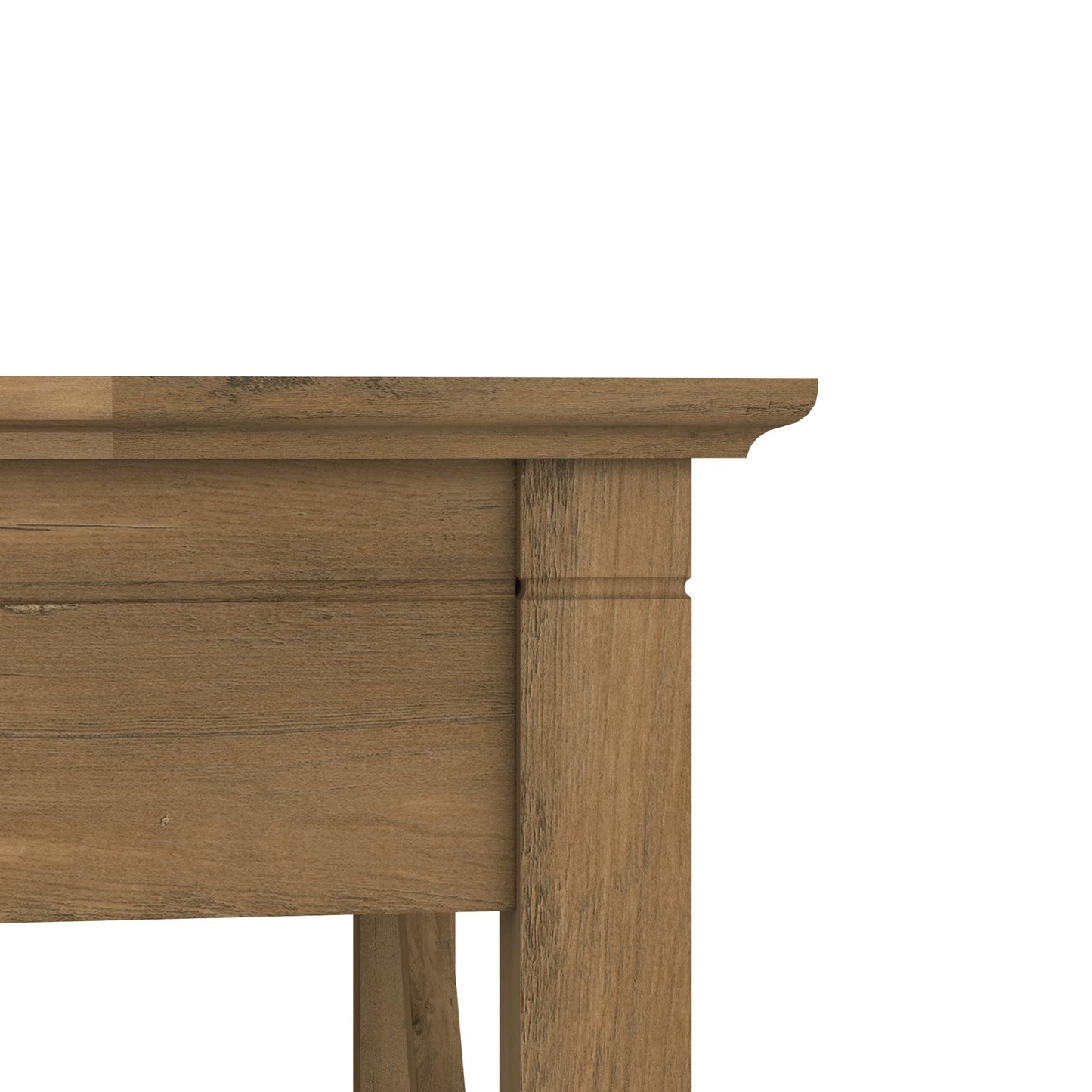 Bush Home Key West 60W Modern Farmhouse L Shaped Desk in Reclaimed Pine, 60-Inch Corner Computer Table for Home Office Workspace