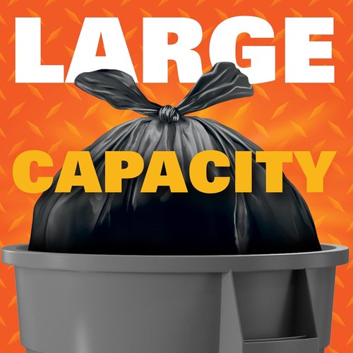 Hefty Easy Flaps 30 Gallon Trash Bags - Durable, Leak-Resistant Design for Easy Disposal