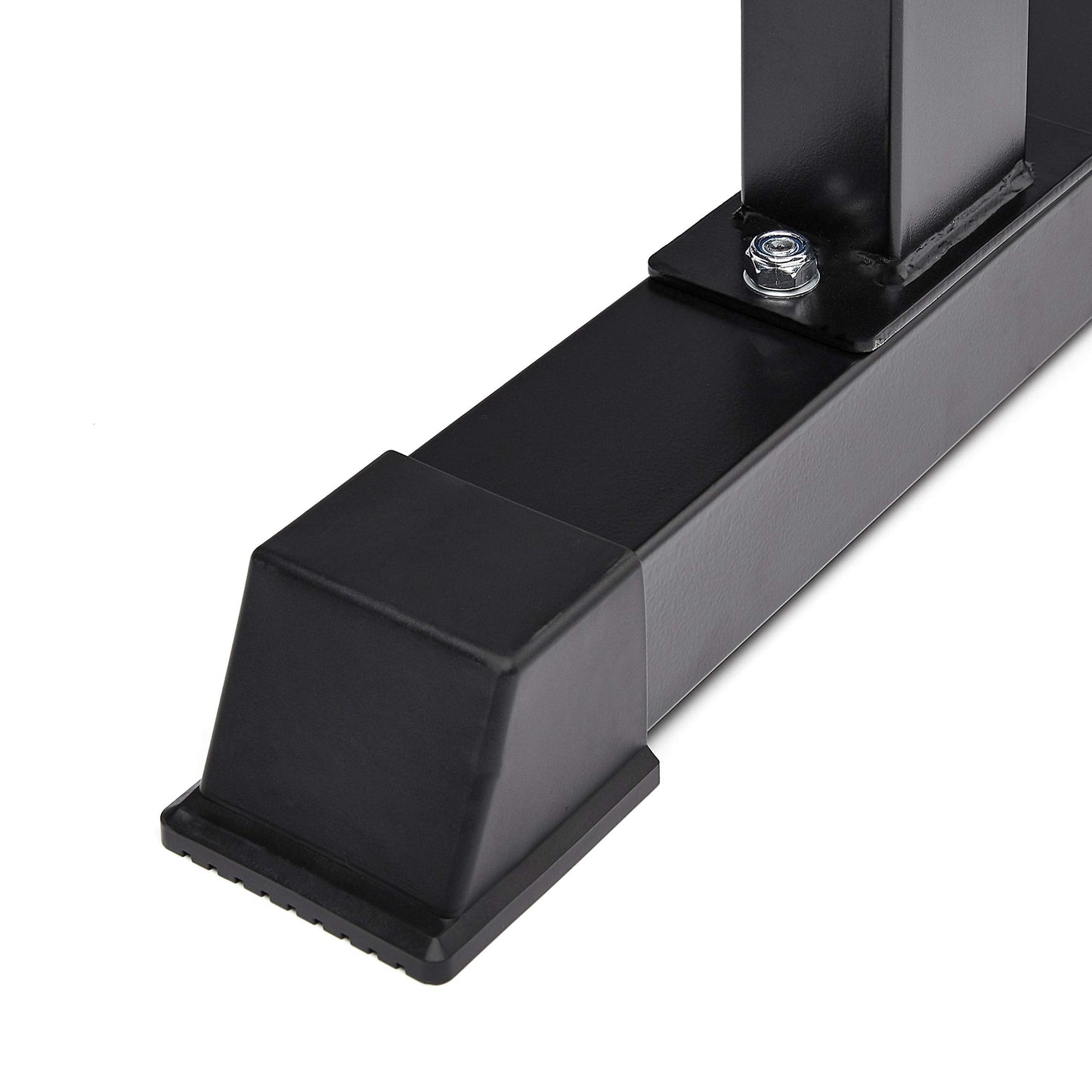 Amazon Basics Sturdy Flat Weight Bench for Home Gym, Strength Training, Stable Assembly, Black