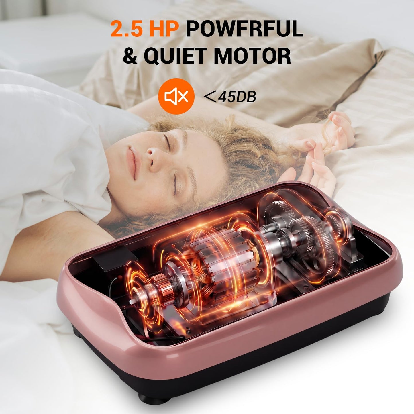 Vibration Plate Exercise Machine（Rose Gold）