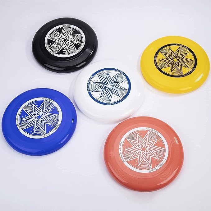 Eastgoing Outdoor Flying Disc 175 Gram, 10.75 Inch Sport Disc ，Loads of Colors Available, Suitable for Competitions, Team Flying Disc for Beach, Park, Pet, Camping and More,