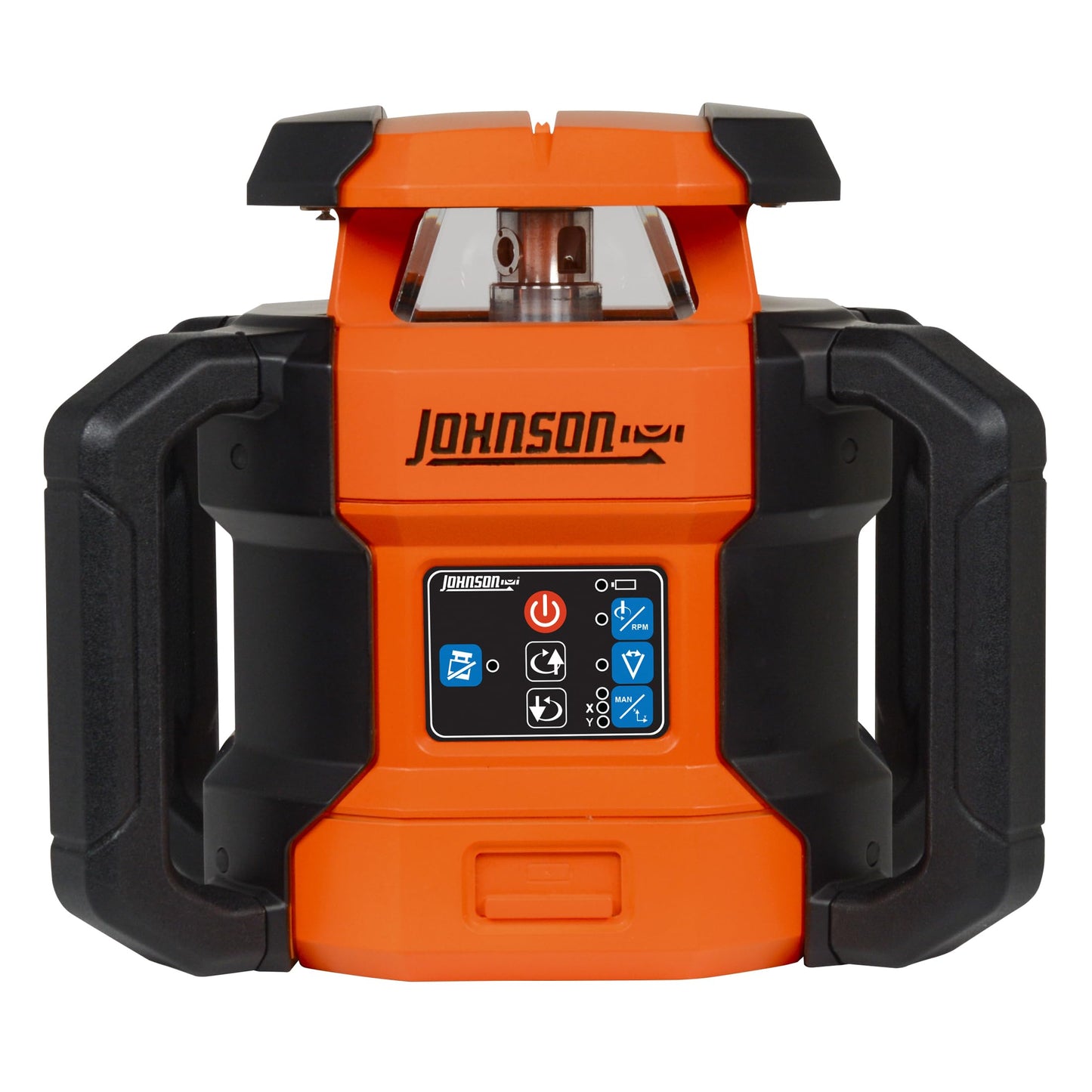 Johnson Level & Tool JRT300-RDHV-S Self-Leveling Red Dual Slope Rotary Laser System, 4,000FT Range, Lithium Ion Batteries, Magnetic Target, Laser Detector, Remote Control, Tripod and 13 FT Grade Rod