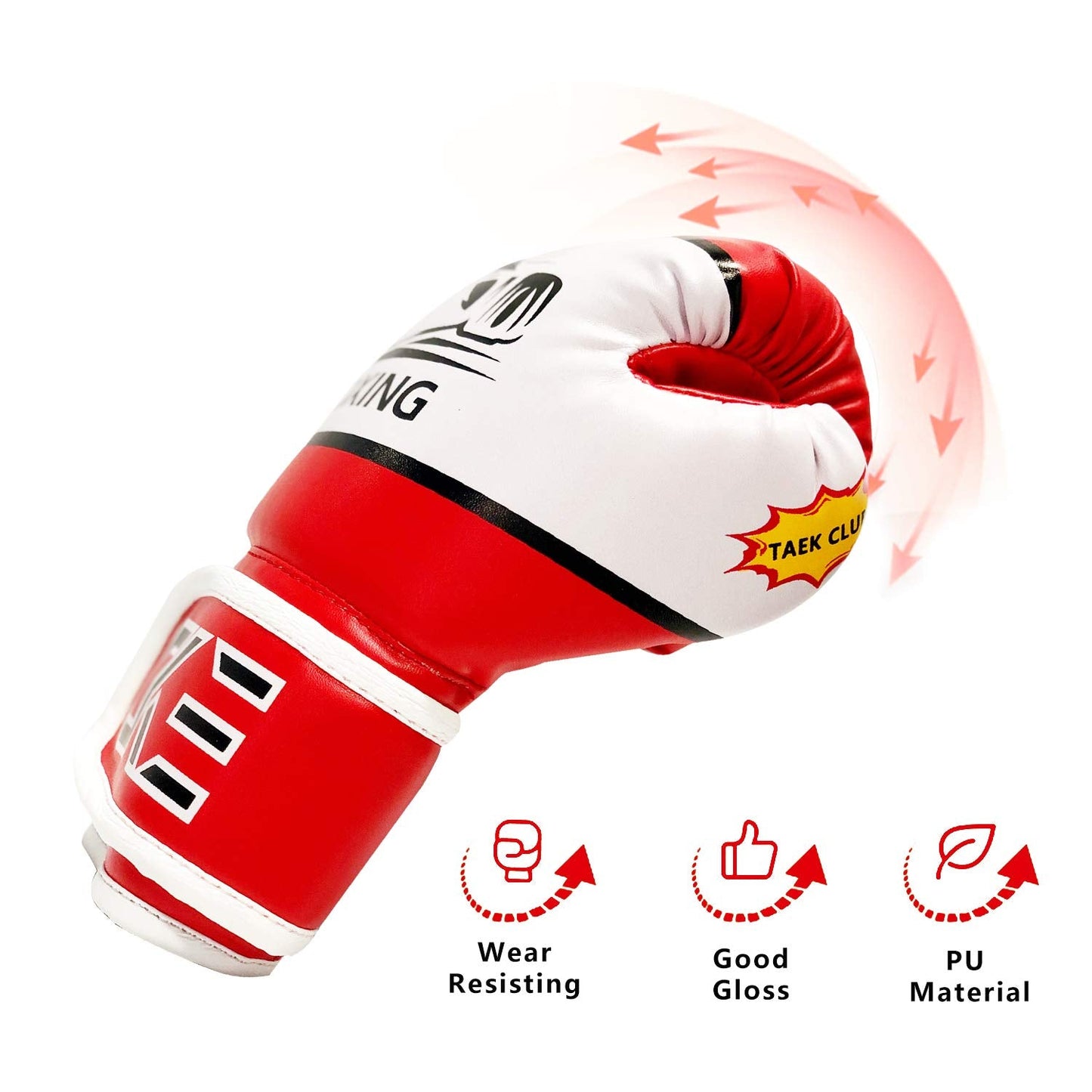 CKE Kids Boxing Gloves for Kids Boys Girls Junior Youth Toddlers Age 5-12 Years Training Boxing Gloves for Punching Bag Kickboxing Muay Thai