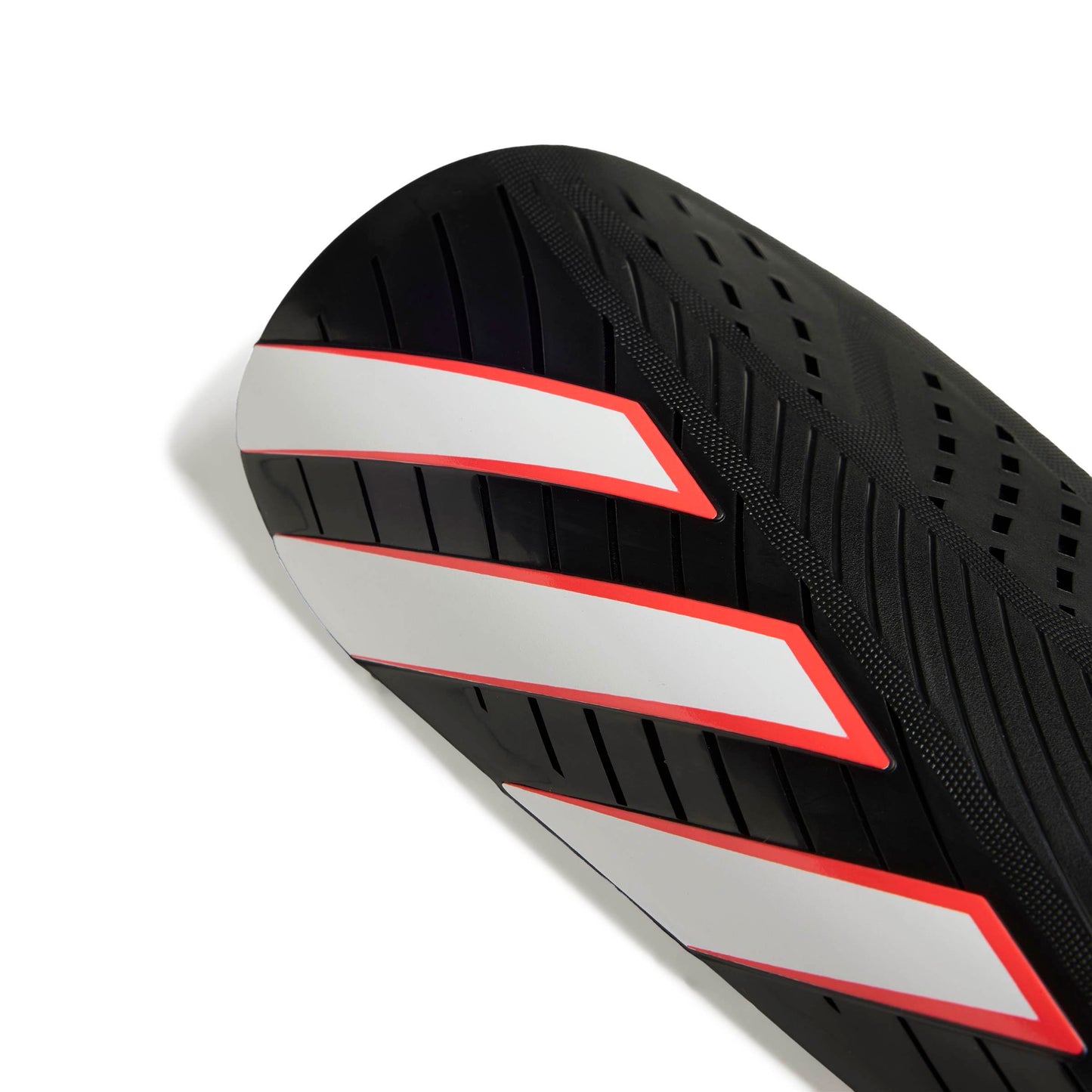adidas Unisex-Adult Tiro Shinguard Club, Black/White/Lucid Red, Medium