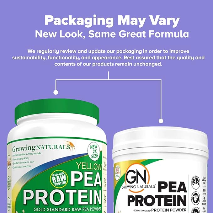 Raw Pea Protein Powder, Vegan Plant Based Protein, BCAA, Low-Carb, Low-Sugar, Original Unflavored, 1 Pound (Pack of 1)