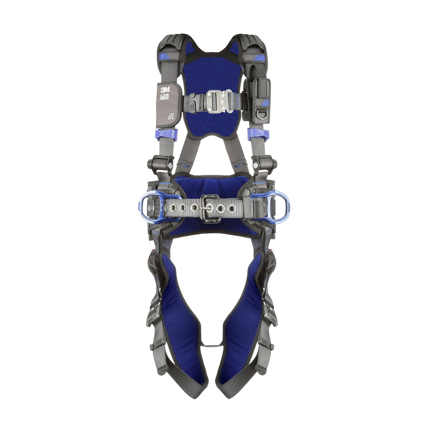 3M 1113130 DBI-SALA ExoFit X300 Comfort Construction Positioning Safety Harness, Construction Fall Protection, Aluminum Back and Hip D-Rings, Auto-Locking Quick Connect Leg and Chest Buckles, X-Large