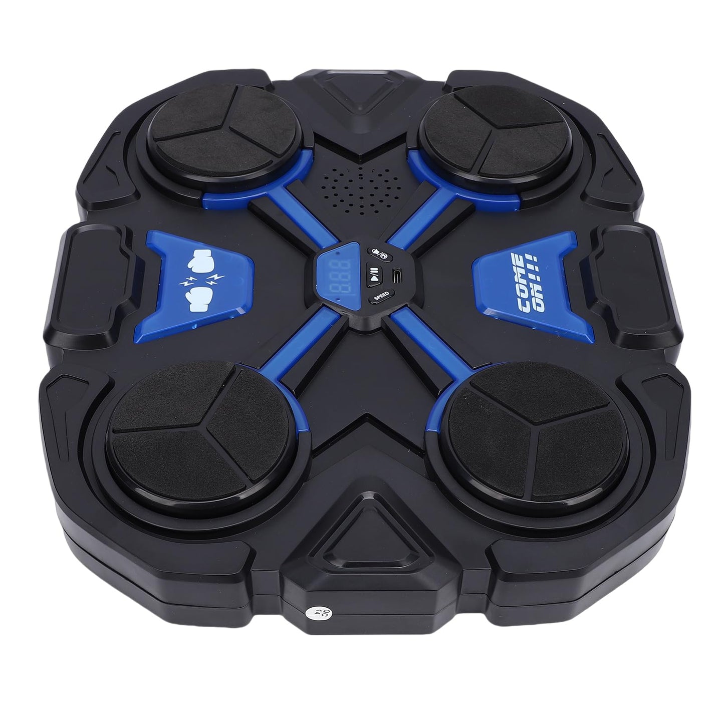 VELATEMOR Music Boxing Machine, Interactive Punching Trainer with Padded Cushion LED Counter, for Adults Kids Training Workout Stress Relief