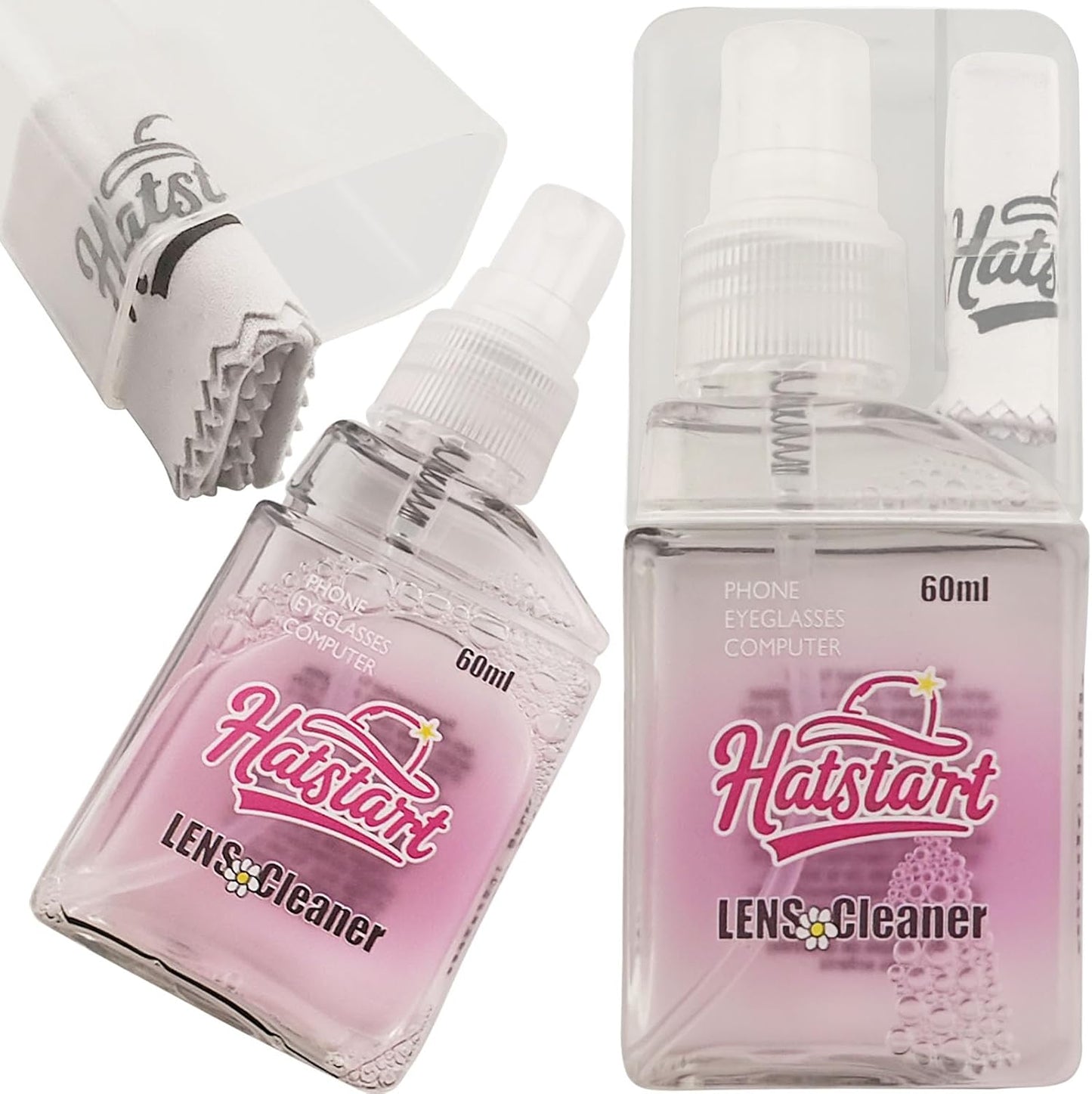 2 Pack Electronic Screen Cleaner Spray, Hatstart Cell Phone Touch Screens Cleaning for TV Laptop Computer Tablet PC LCD