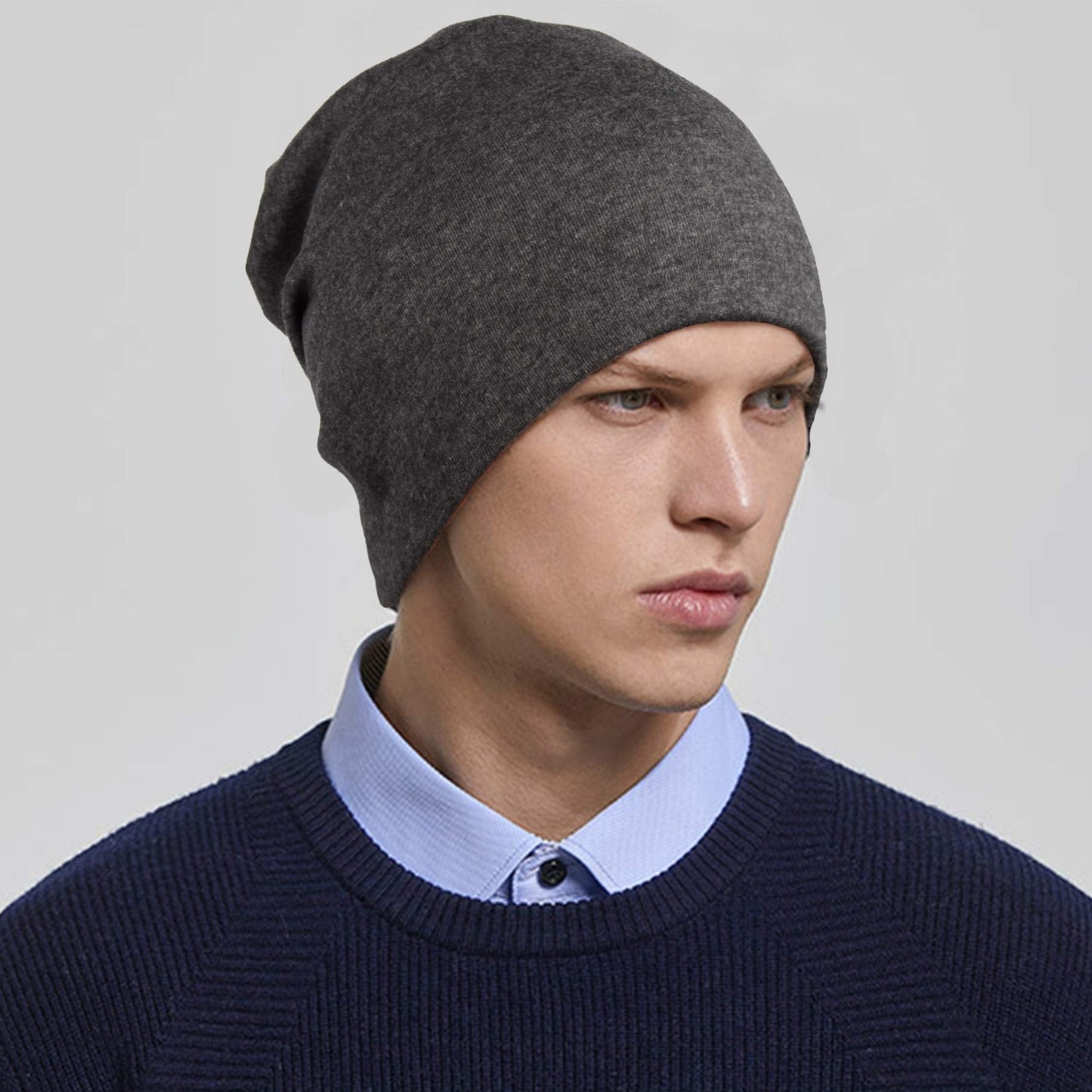 ELLEWIN Slouchy Beanie Hip-Hop Hats Cap for Men Women Soft Lightweight Running Adult Beanie Hats