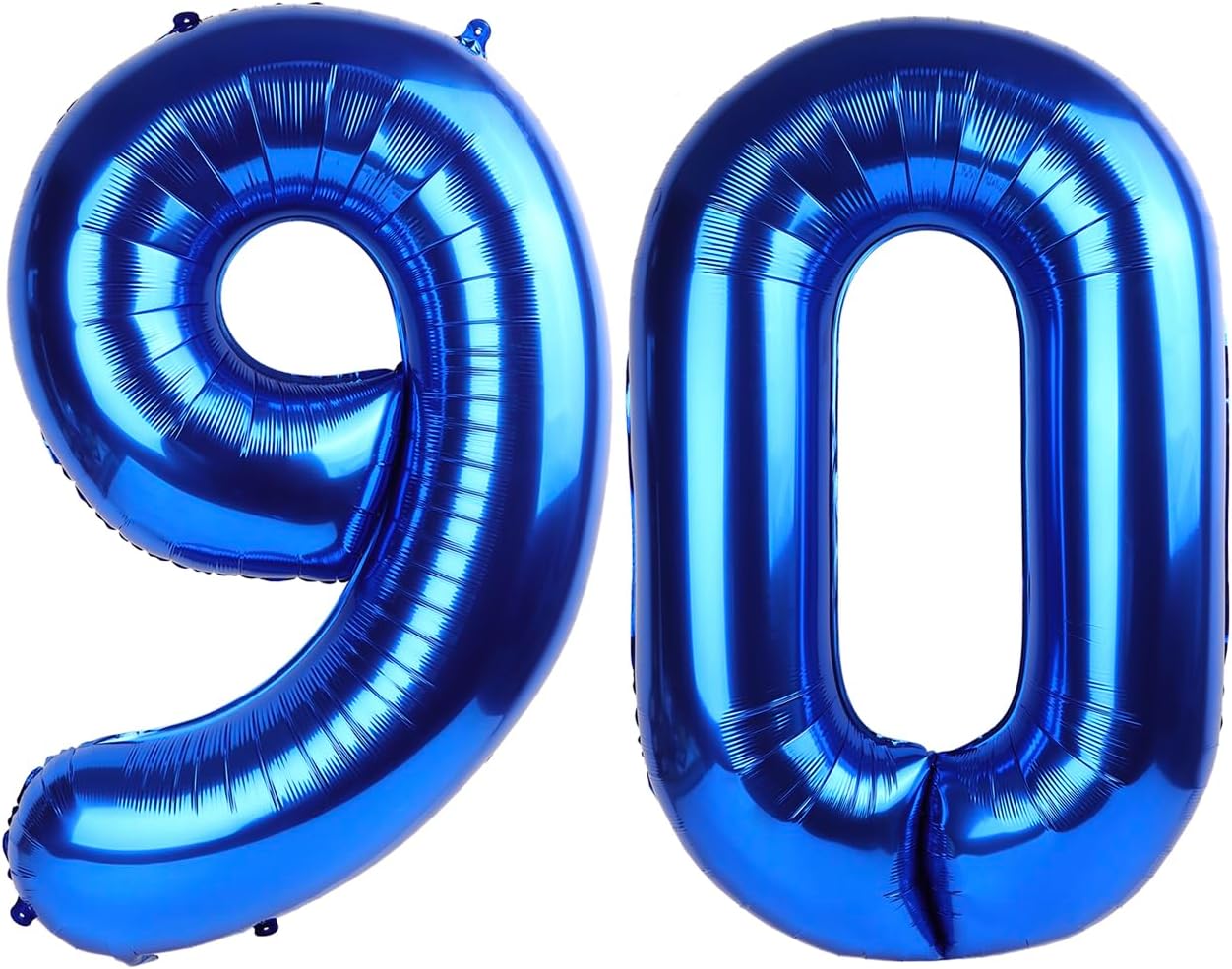 Number 90 Balloon by [Brand Name] - 40 Inch Navy Blue Birthday Decoration for 90th Celebration