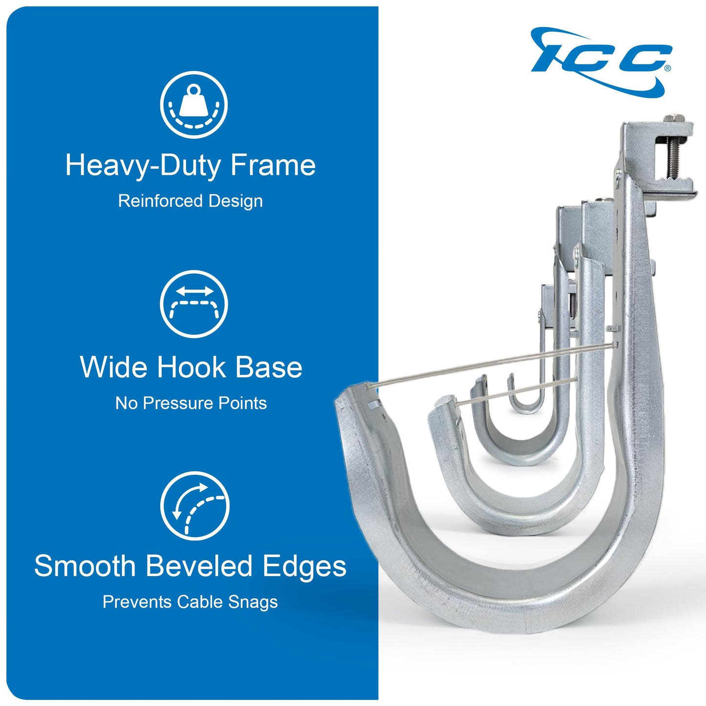 ICC J-Hook in 25 Pack (Beam Clamp, 4 in)