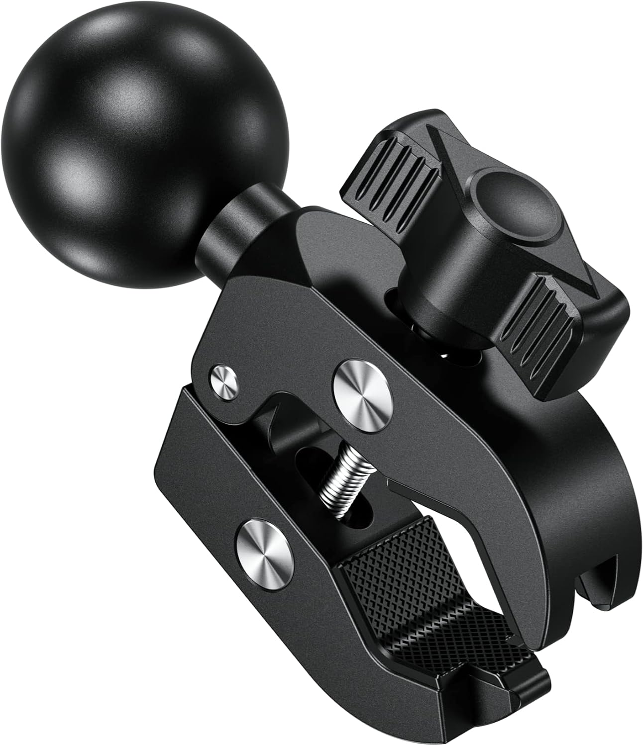 BRCOVAN 1.5'' 0.5'' 1.75'' 1.5 Inches Ball Clamp Mount Base with Aluminum Alloy Tough-Claw, Fit Handlebar Rail