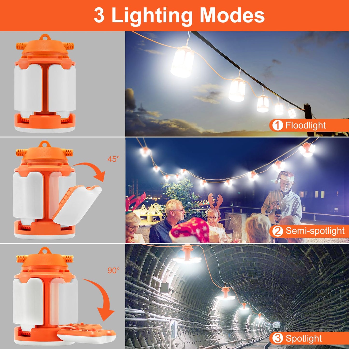 100ft Construction String Lights, 300W LED Industrial Grade 30000LM Super Bright Work String Lights for Construction Sites, Temporary Work, Job site, Indoor and Outdoor Lighting (100ft)