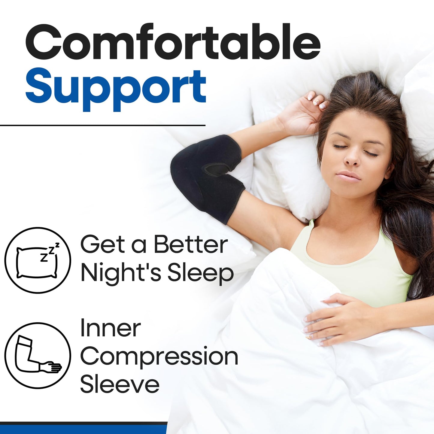 Soft Elbow Pad For Bursitis & Elbow Tendonitis Relief Wrap | Padded Compression Sleeve for Bursitis | Tendonitis Relief Wrap Pads | Tennis Elbows Brace for Women Men | Arm Cushion Brace | Large / XL
