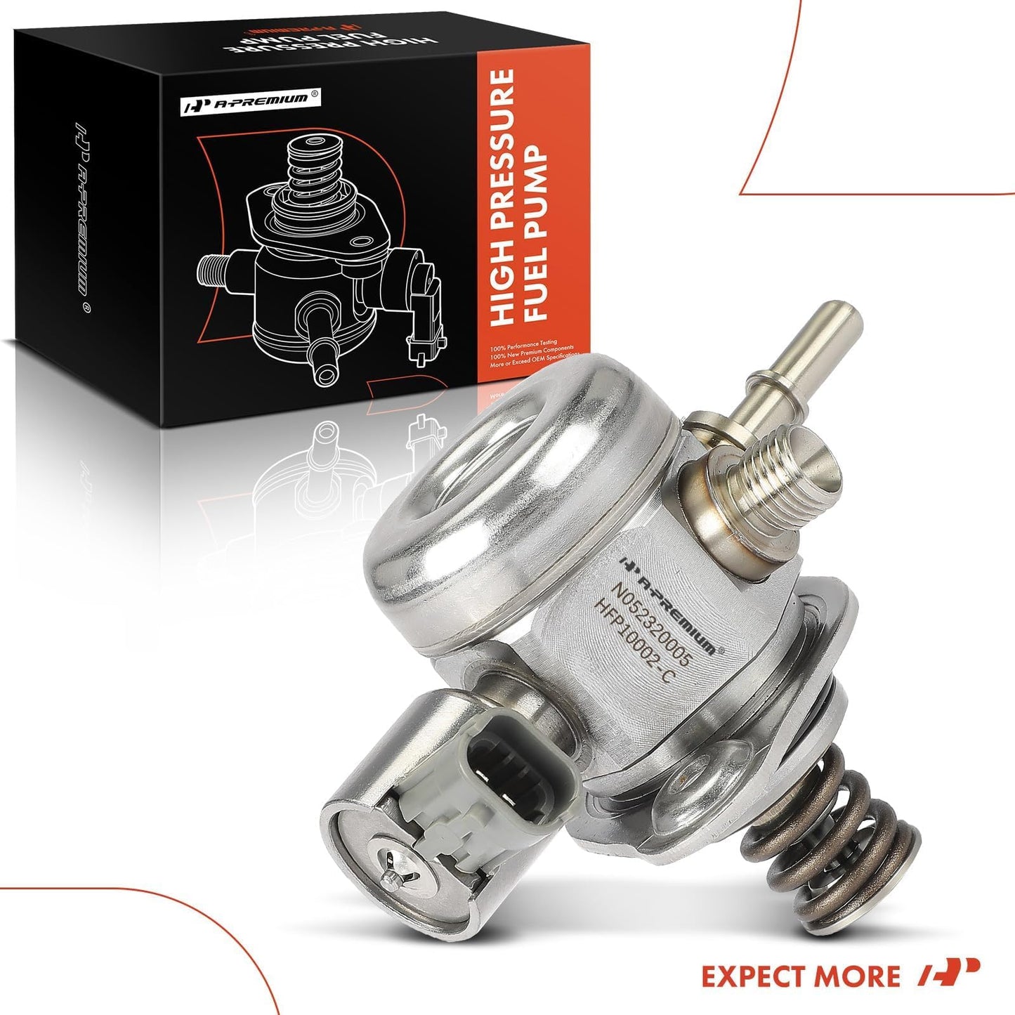 A-Premium Direct Injection High Pressure Fuel Pump Compatible with Kia Soul 2012-2016, Forte5/Forte Koup 2014-2016, Rio 2012-2014 & Hyundai Accent 2013-2014, Veloster 2013-2015, 1.6L, Gas