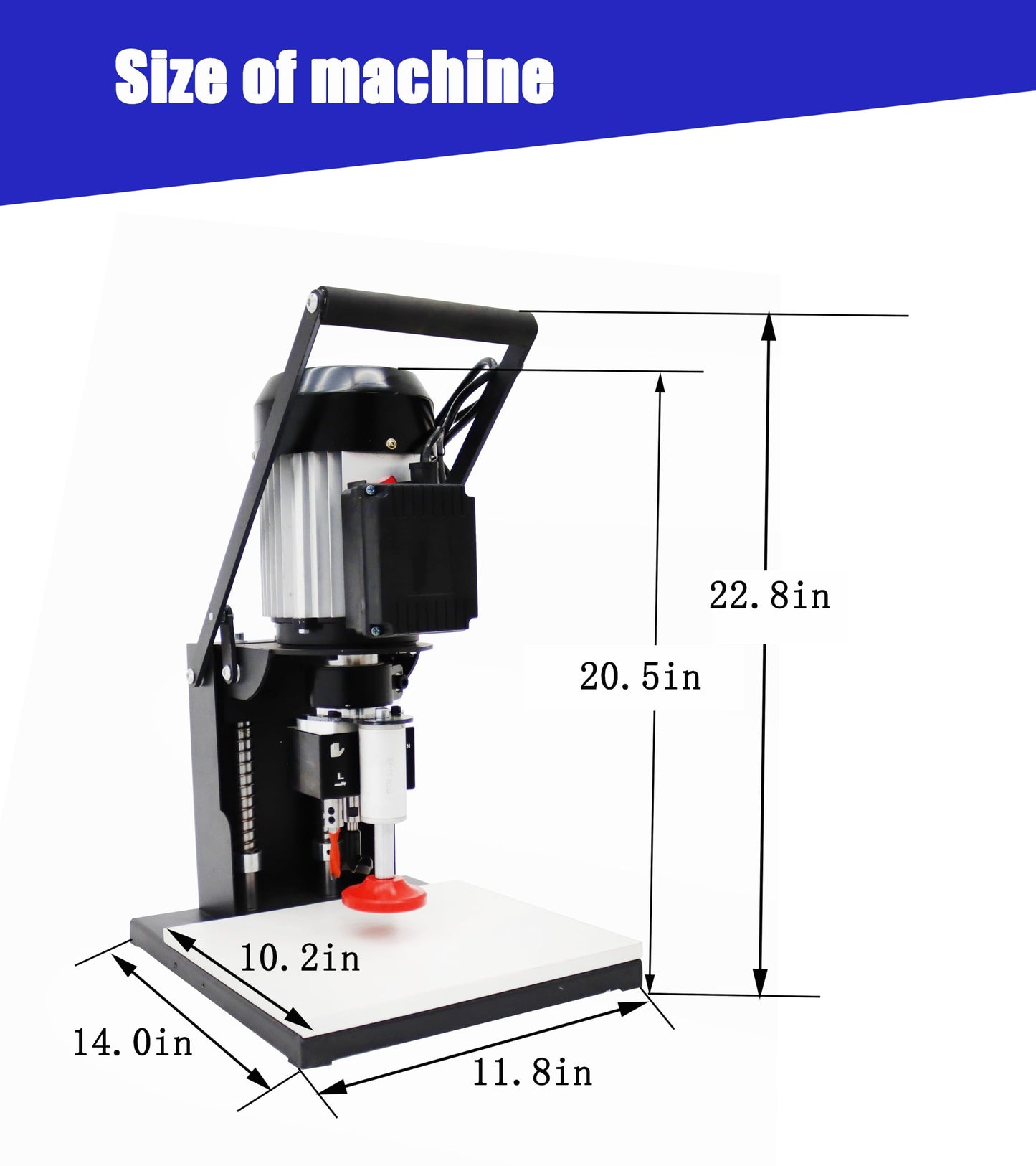 TECHTONGDA Electric Hinge Drilling Machine Portable Puncher Hand Held Drill Equipment Woodworking Hole Depth 0-40mm 48-6