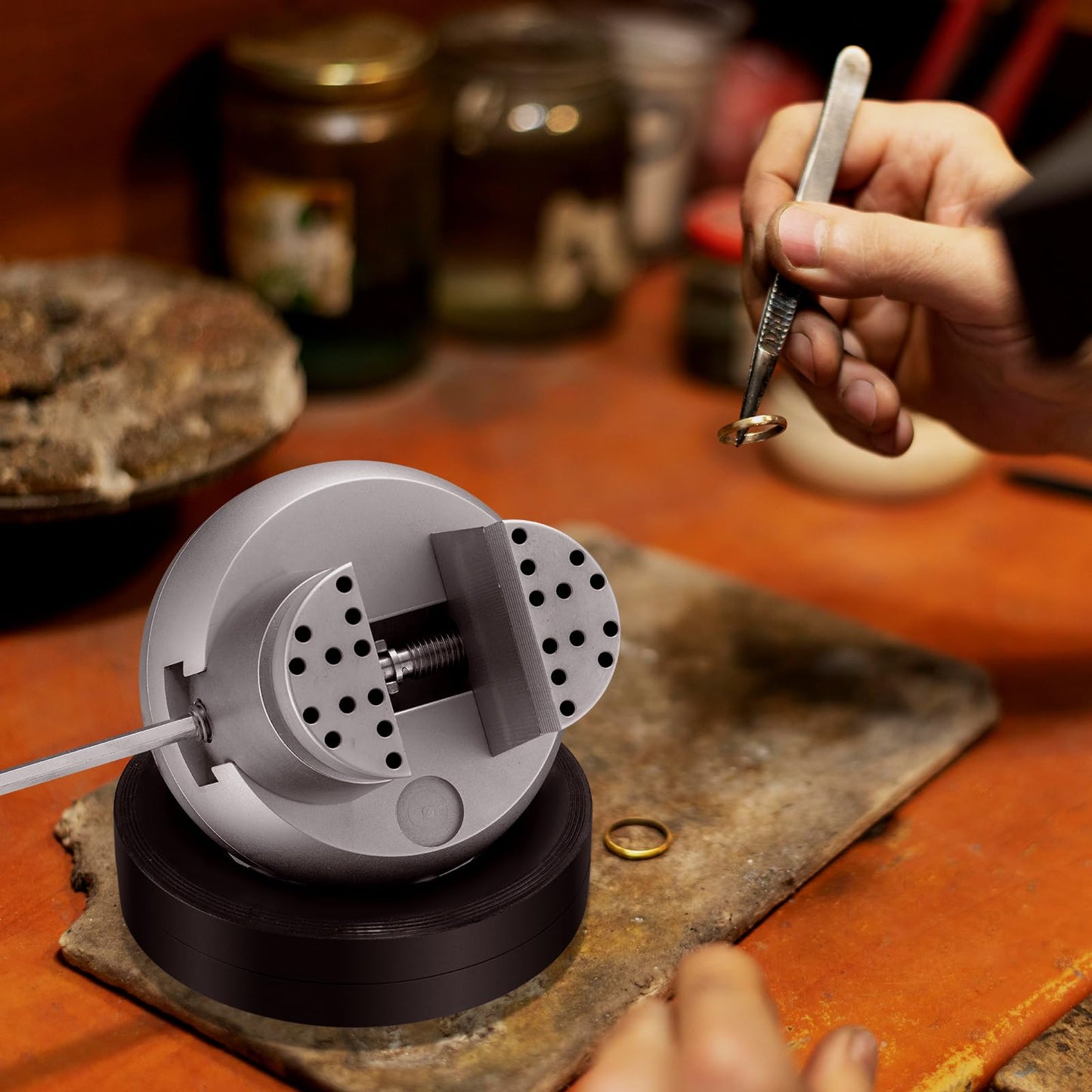 ZQ-1X Jewelry Microscope with 5in Ball Vise
