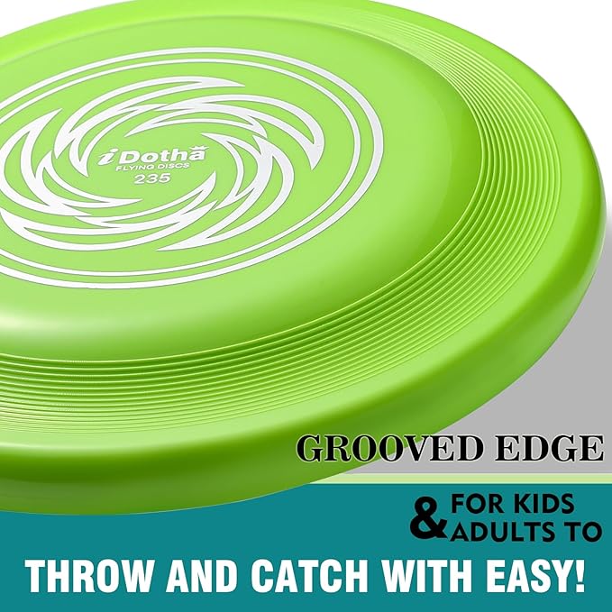 Sports Flying Disc - Compeition Flying Discs for Beach, Backyard, Lawn, Park, Camping and More - Great for All Ages Outdoor Flying Disc Training