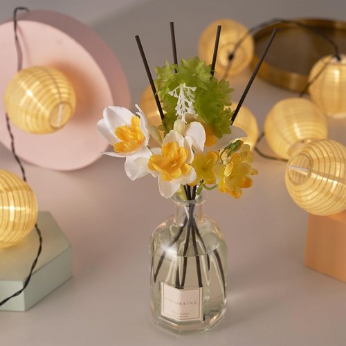 Cocorrína Reed Diffuser - Clean Linen Scent | 8.5 Fl. Oz (250ml) with 8 Sticks for Home Decor