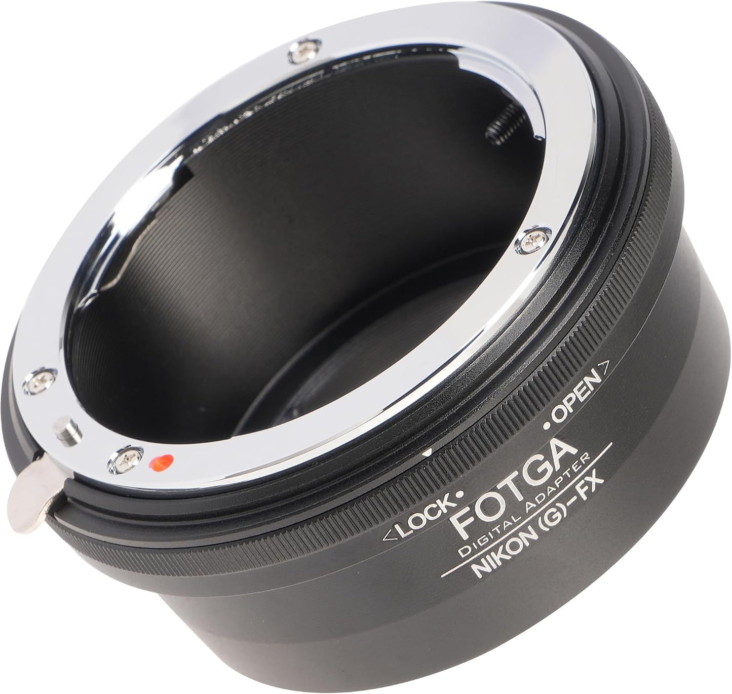 FocusFoto X-H2,X-H2S,X-T5,X-T4,X-E4,X-T200,X-A20,X-T30 II,X-Pro3,X-S10,X-S20,X-E2S FOTGA AI(G)-FX Adapter for Nikon