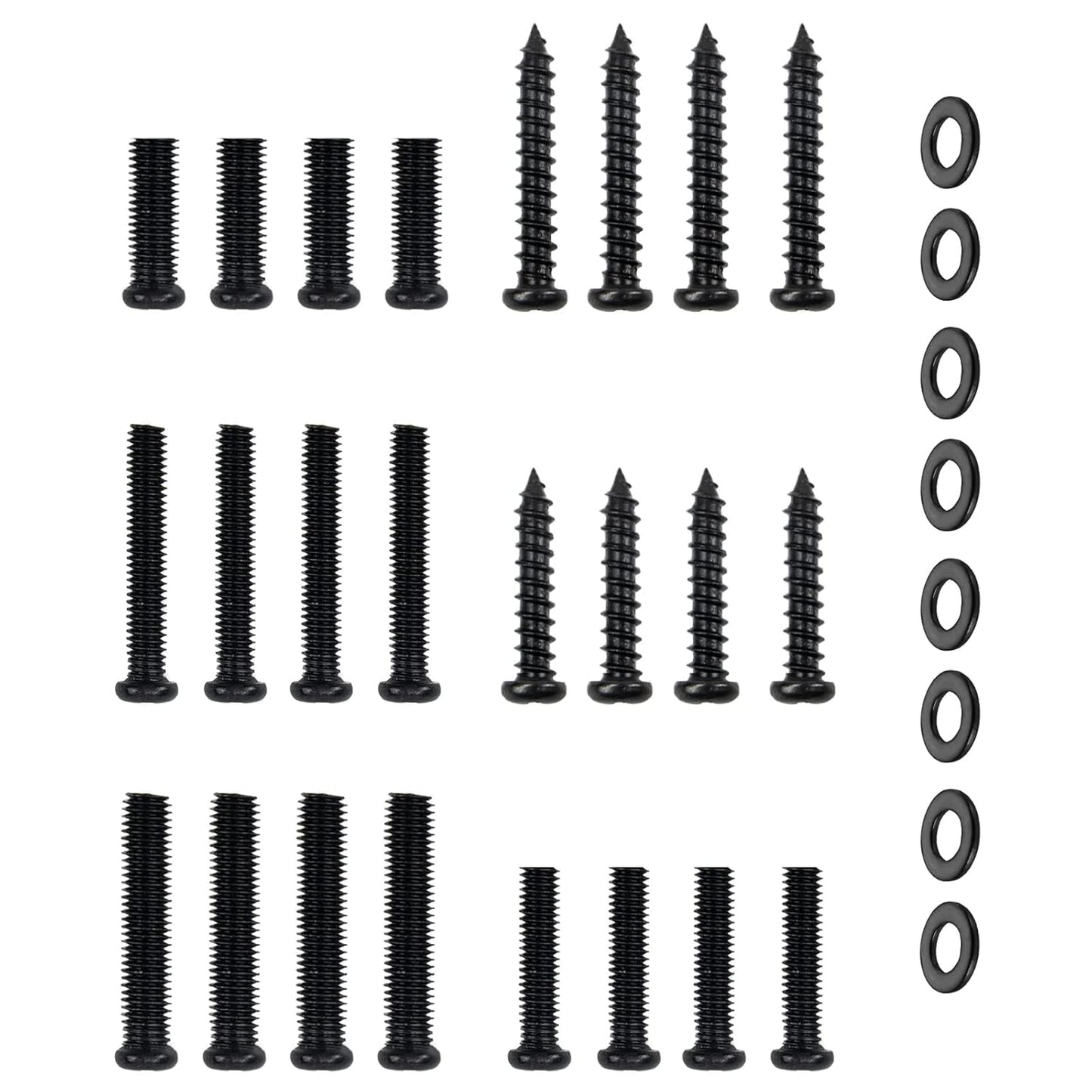 Maozhren Universal TV Stand Screws and Washers Kit for Insignia Sony Toshiba RCA Roku TV Mount Legs, Includes Washers