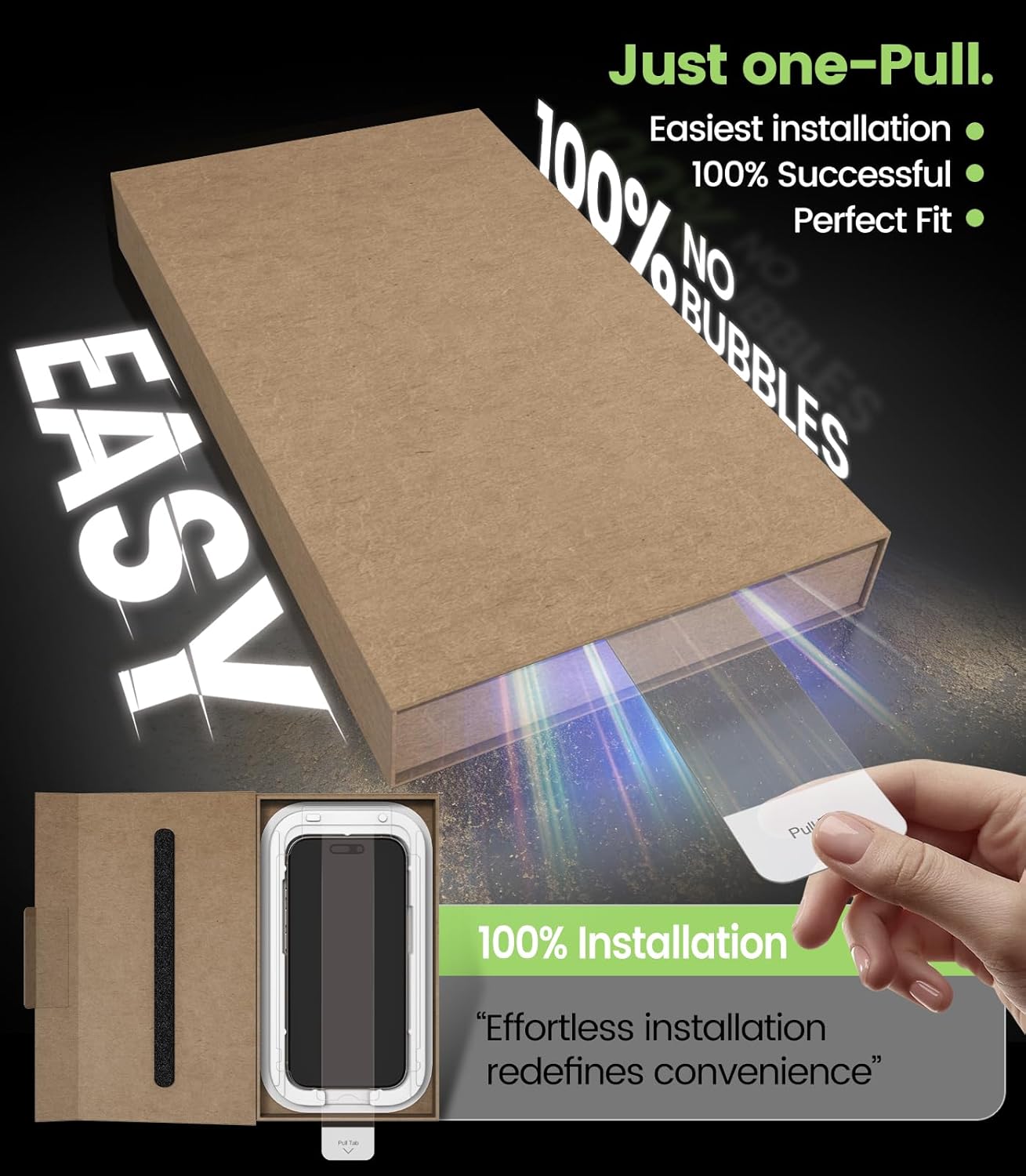 2-Pack 17 16 [6.9"], PandaShield Anti Blue Light Screen Protector for iPhone Pro Max & Pro Max Eye Care Tempered Glass