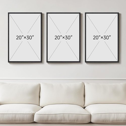 3-Piece Black & White Abstract Wall Art by [Brand Name] - Modern 3D Textured Geometric Paintings for Living Room & Hallway Decor