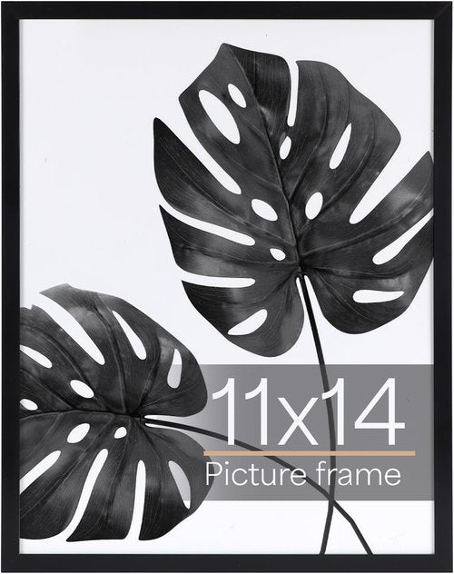 Giftgarden 11x14 Picture Frame - Elegant Black Thin Frame for Wall & Tabletop Display