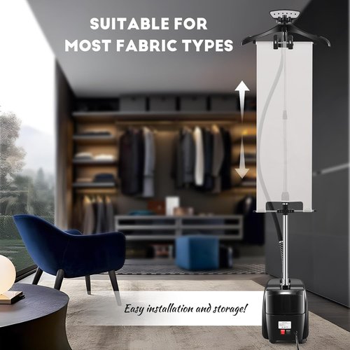 CGOLDENWALL Professional Garment Steamer - 1500W Powerful Steam, 70 Min Continuous Use, Fast Heat-Up, Accessories Included