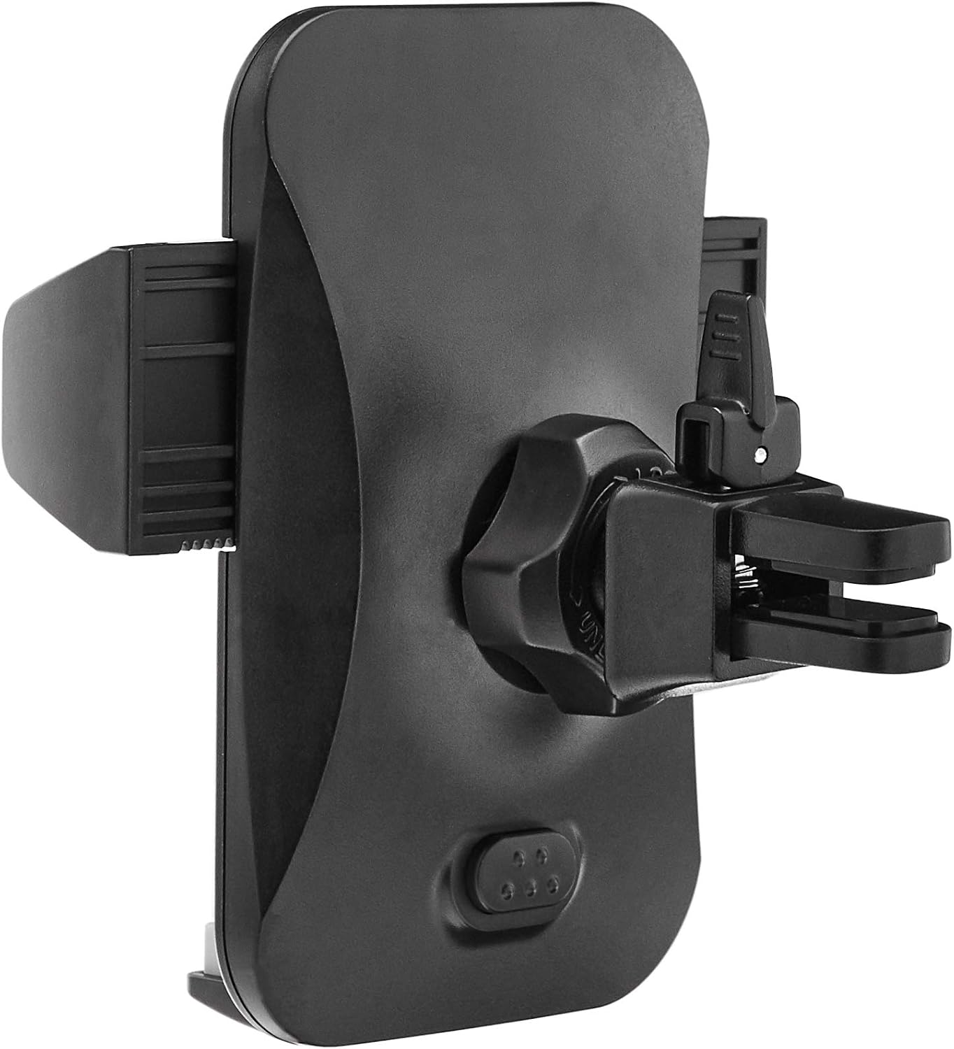 Amazon Basics 360 Universal Portable Smartphone Holder for Car, Air Vent Mount, Rotation, Easy to Install, One-Handed