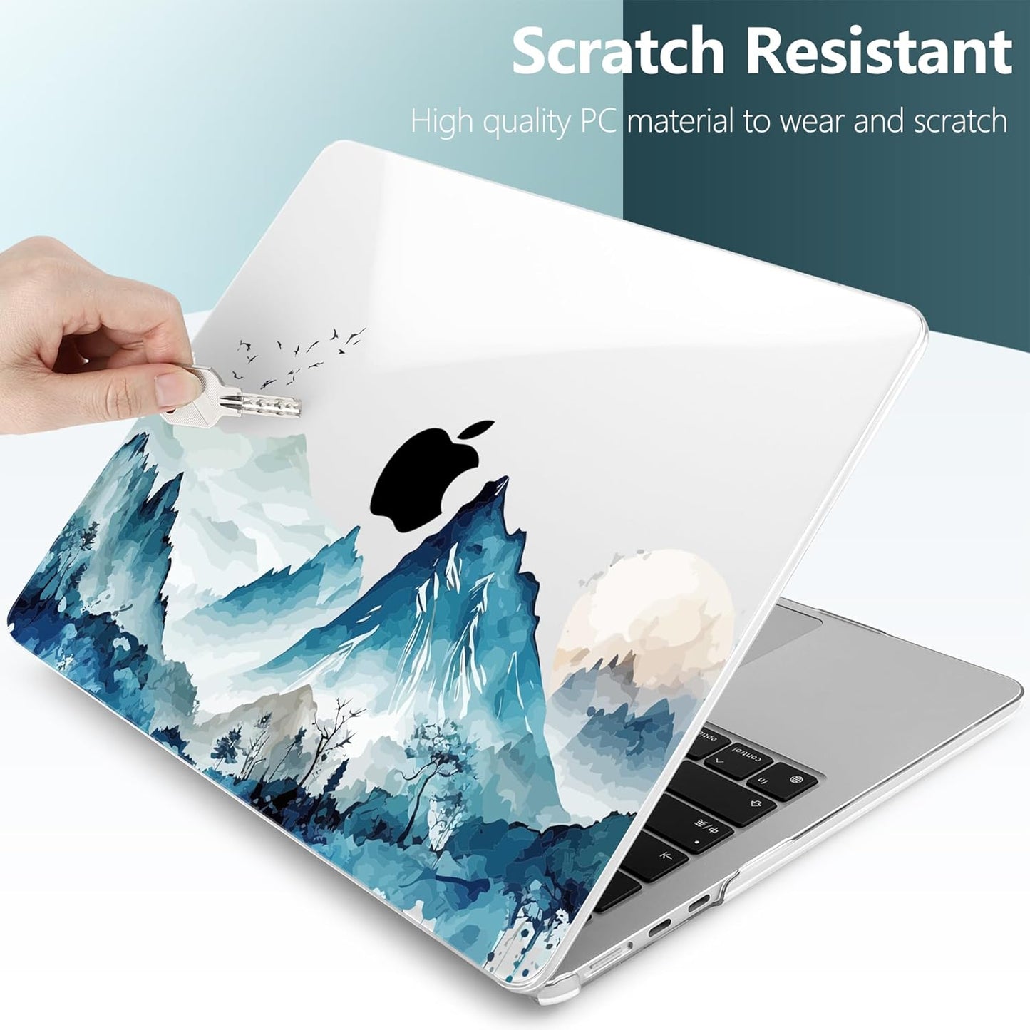 DONGKE M5 15 inch 2026 2025-2023 A3448 A3241 A3114 A2941 M4 M3 M2 Compatible with MacBook Air Case Liquid Retina