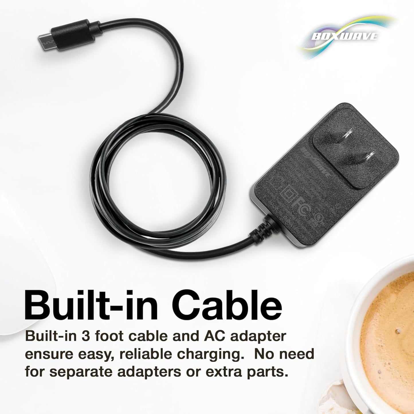 BoxWave SDS50 (5 (15W), 3ft Charger Compatible with Innova SDS Tech Level Diagnostic in) - Wall Charger Direct Rapid