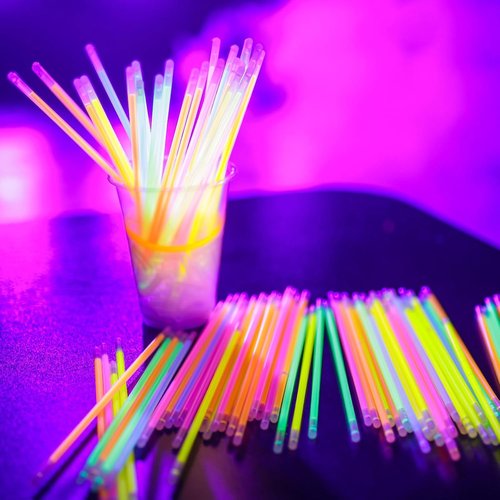 Glow Sticks 150 Pack - 8” Red Neon Glow In The Dark Party Favors | Perfect for Holiday & Birthday Decorations