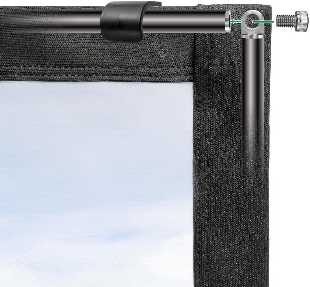 Yandood Set Upgraded Hanging Accessories Backup for Foldable Projection Screen