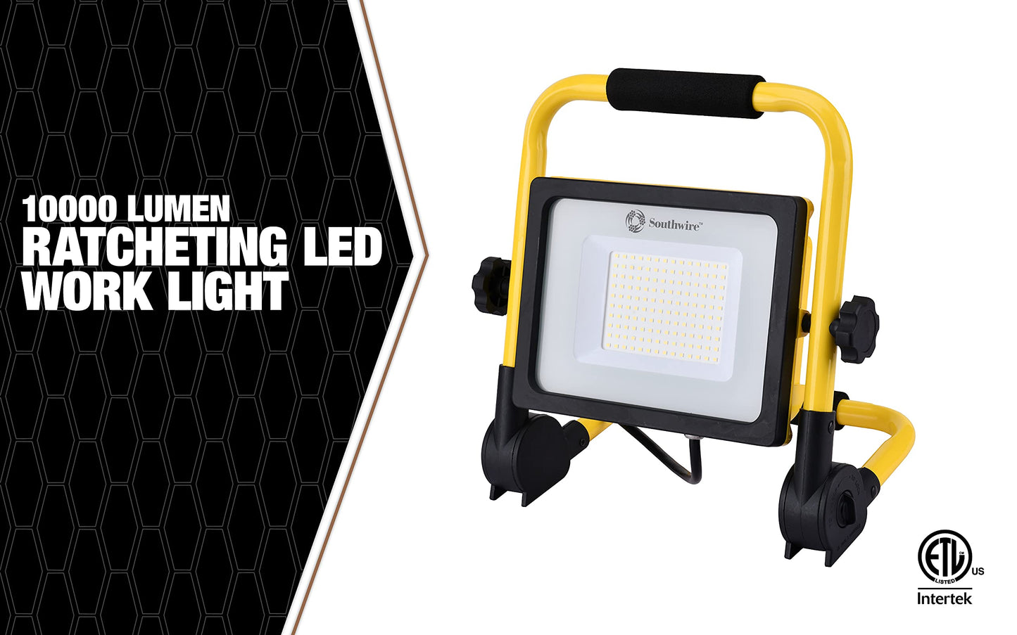 Southwire CSW10X1 LED Work Light, 10000, Yellow