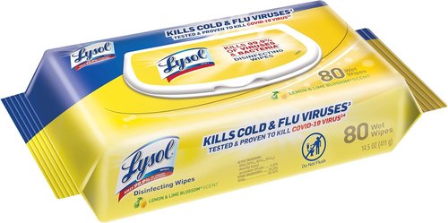 Lysol Disinfecting Wipes - Brighter Horizon Country Scent | Pack of 4 (320 Total Wipes)
