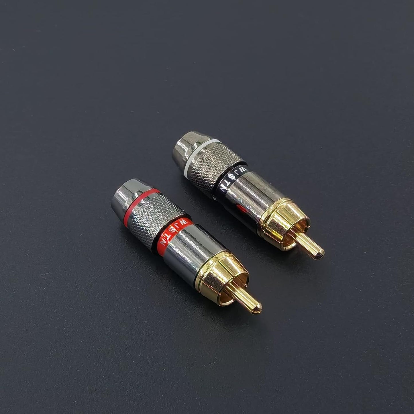 WJSTN 1ft Cable,1rca 1rca 2Pack. RCA to RCA Cable Stereo Audio Male to Male Cable Short Apply to with Speaker, AMP