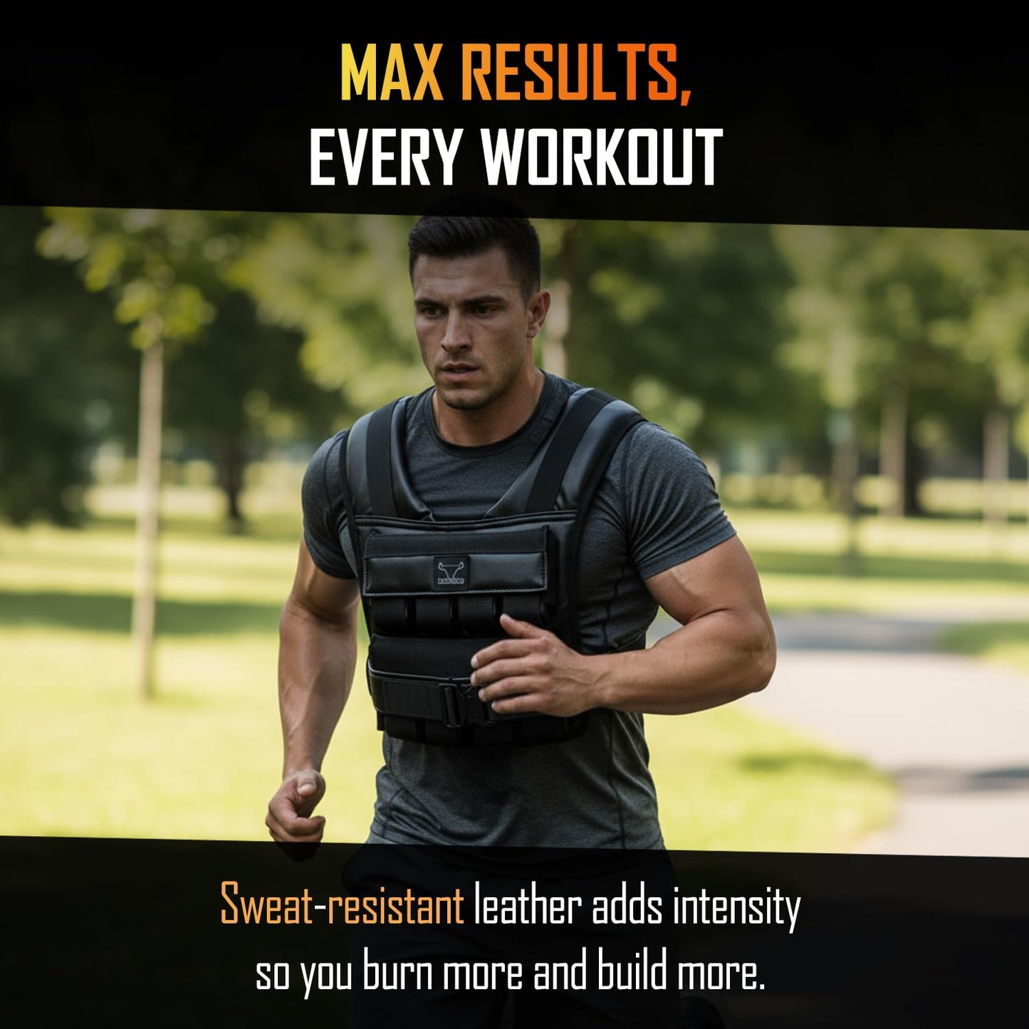 BoAction Vestly Pro Weighted Vest for Men – Adjustable Up to 35 lbs with Wrist & Ankle Weights Included – Breathable Training Vest for Strength, Running, Cardio & Endurance