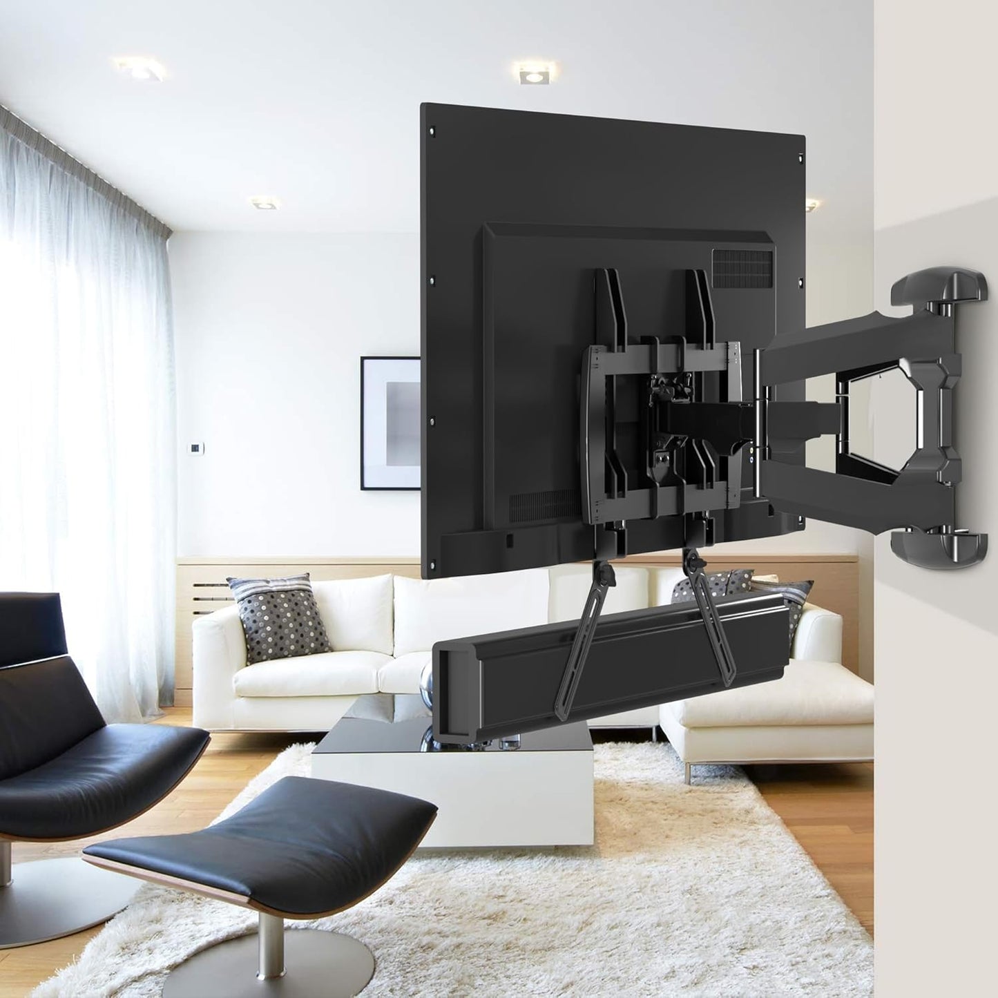 XINLEI 23 65 Inch 22 lbs SBR302 Universal Sound Bar Mounts Fits Most to TVs Soundbar TV Mount Bracket Above or Under