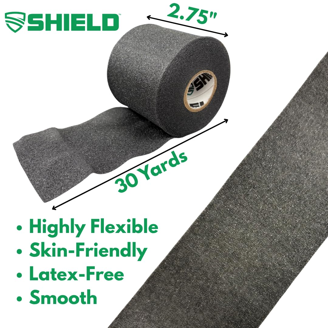 Shield Athletic Underwrap | Bulk Case of 48 Rolls of PreWrap, 2.75" X 30 SYards (Red)