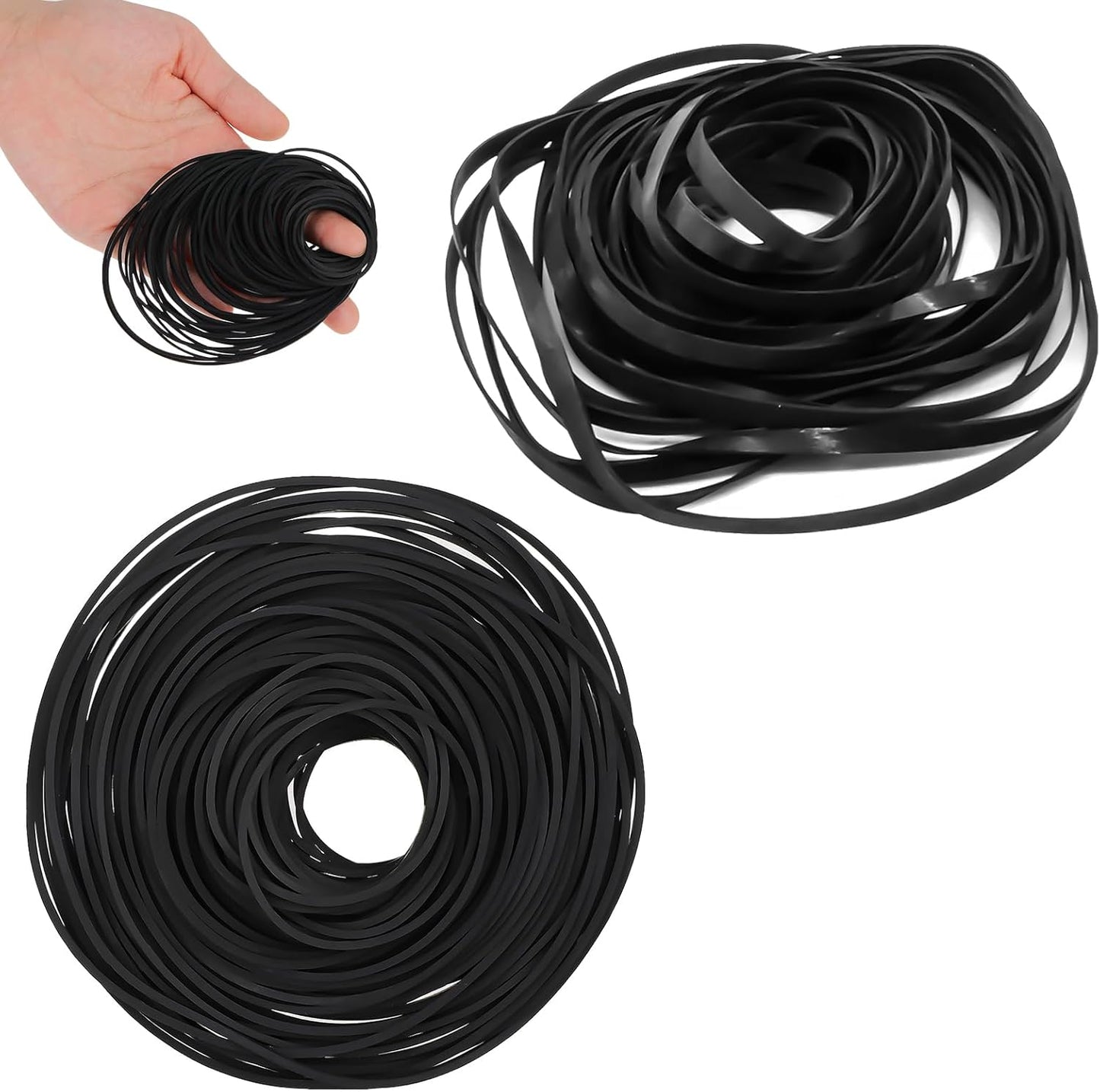 Sliverdew 100 Cassette Cassette 40-135 mm Cassette 1mm 4mm Pcs Recorder Rubber Belts Recorder Repair Maintenance Mix