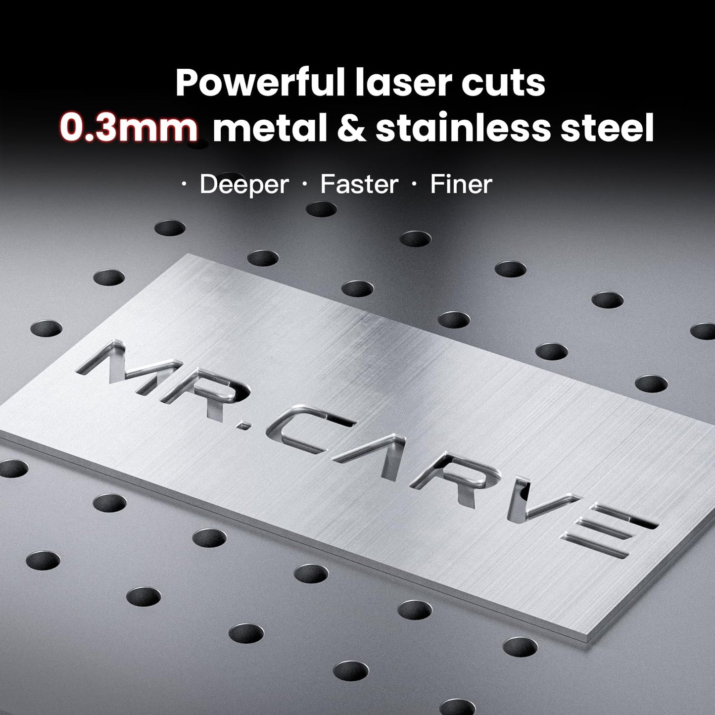 Mr.Carve S4-30W Fiber Laser Marking Machine for Metals&Jewelry&Plastics,Fiber laser engraver with Lightburn compatibility