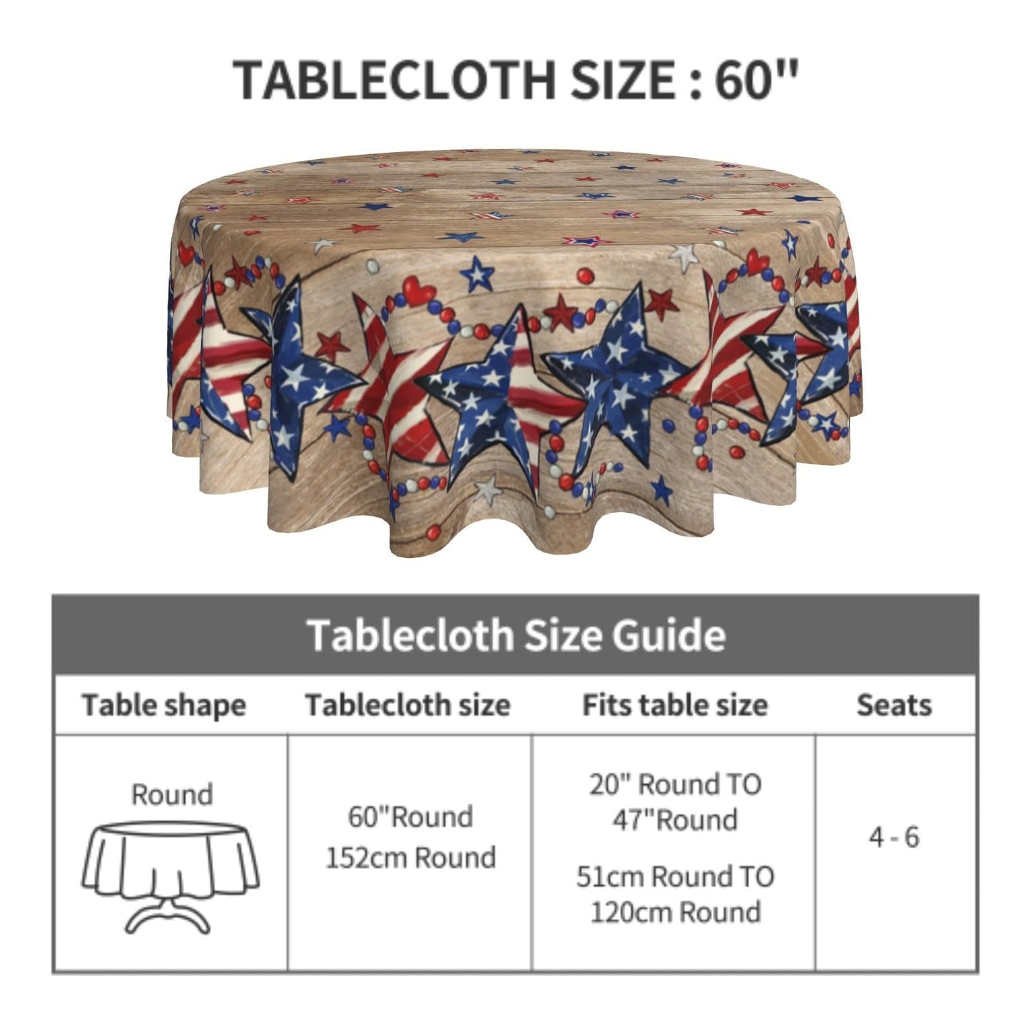 Lvhompro Fall Tablecloth 60 Inch Round Autumn Orange White Pumpkins Festival Table Cloth Water-Resistant Spill-Proof Washable Fabric Tablecover for Kitchen Dining Party Picnic Indoor Outdoor