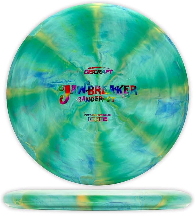 Discraft Jawbreaker Banger GT 2-Pack | Premium Putter Set in Updated Jawbreaker Plastic - Varied Colors & Foils - 173-174g